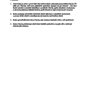 Kodex Charity ČR
