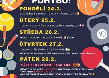 Jarní prázdniny v NK Coolna