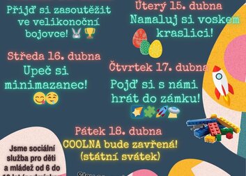 NK Coolna zve na Velikonoční týden