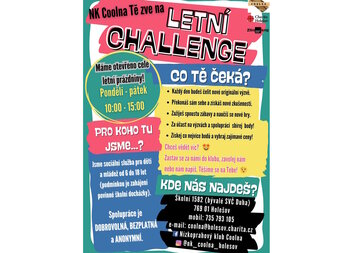 Letní program v Nízkoprahovém klubu Coolna